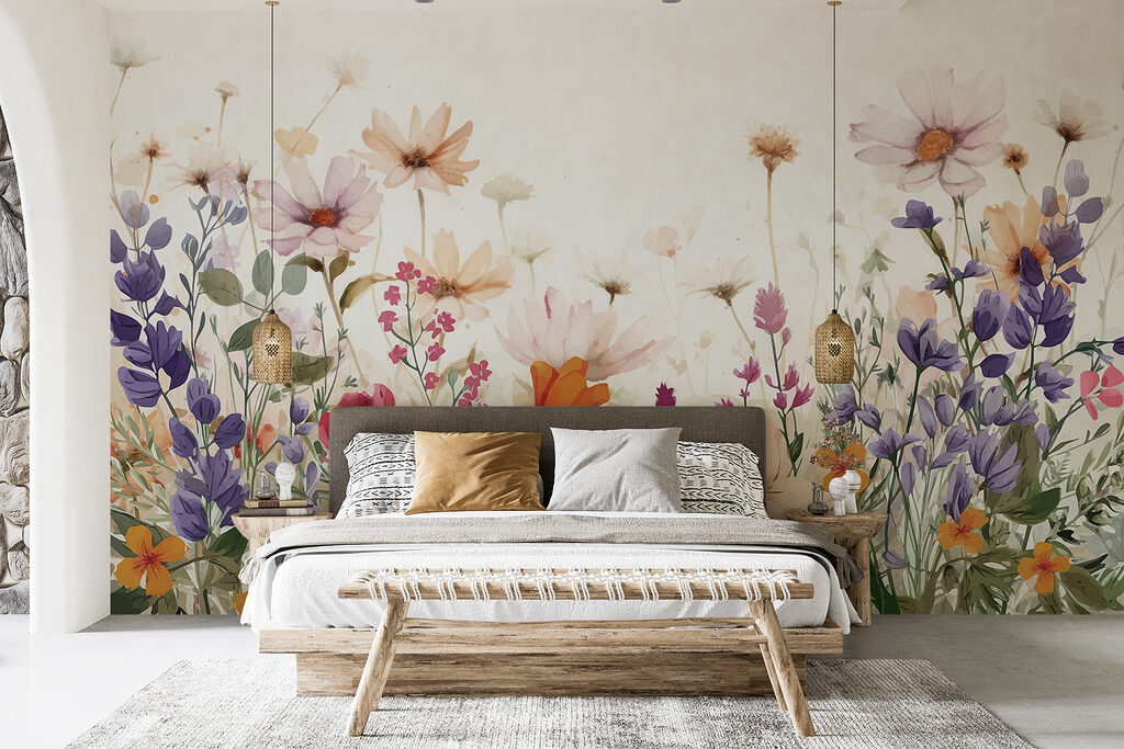 Flores silvestres en hilera — interior 3
