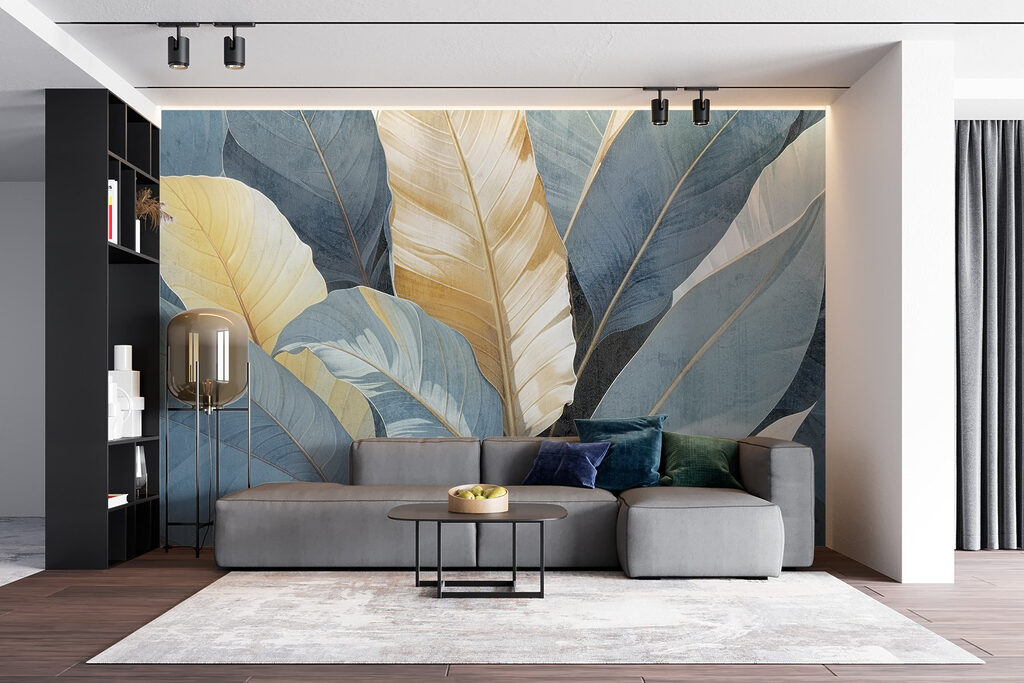 Hojas azules, vetas doradas — interior 1