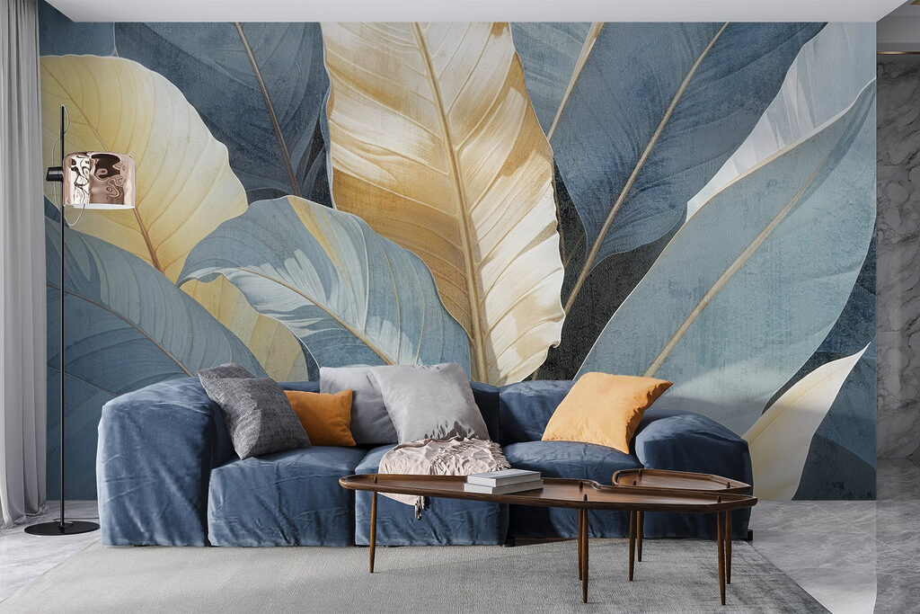 Hojas azules, vetas doradas — interior 2