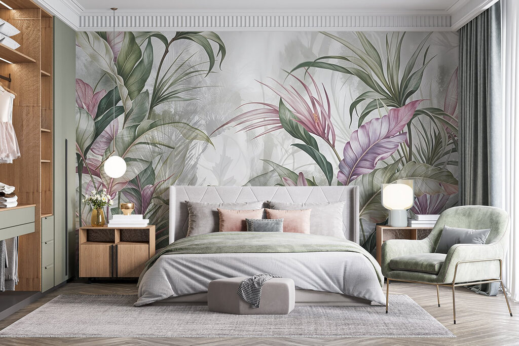 Hojas rosadas en capas — interior 2