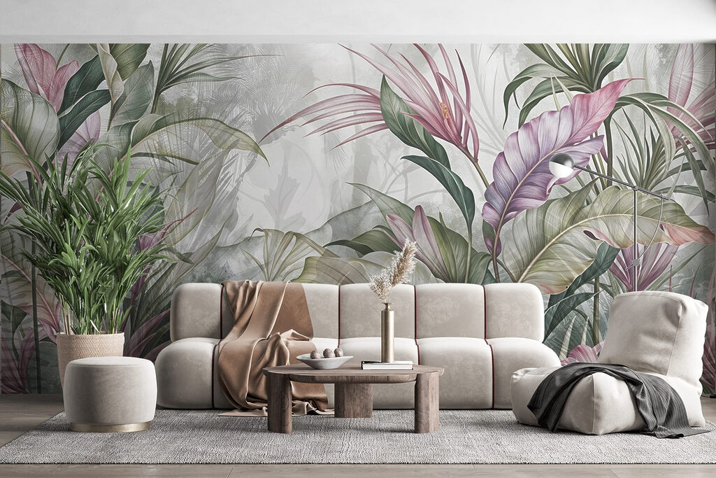 Hojas rosadas en capas — interior 5