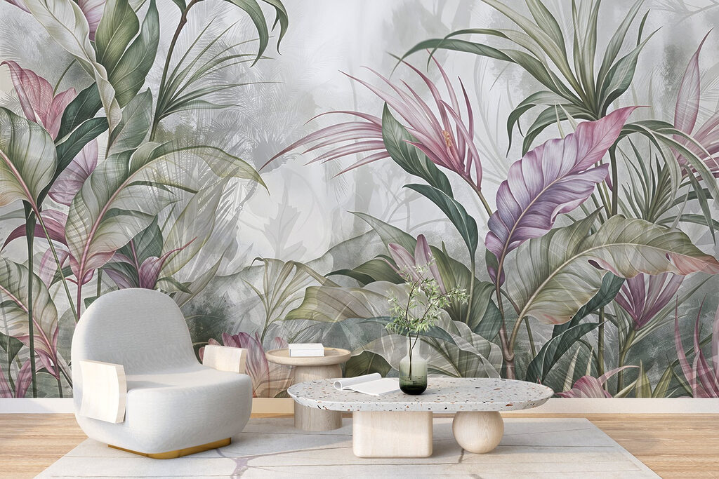 Hojas rosadas en capas — interior 6