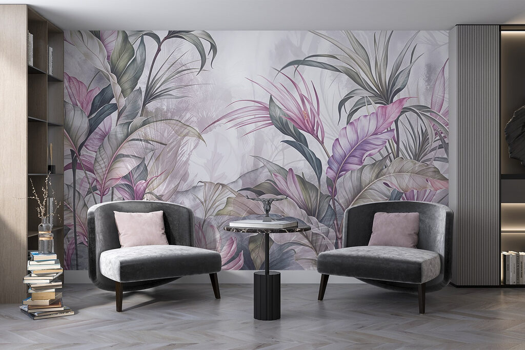 Hojas rosadas en capas — interior 4