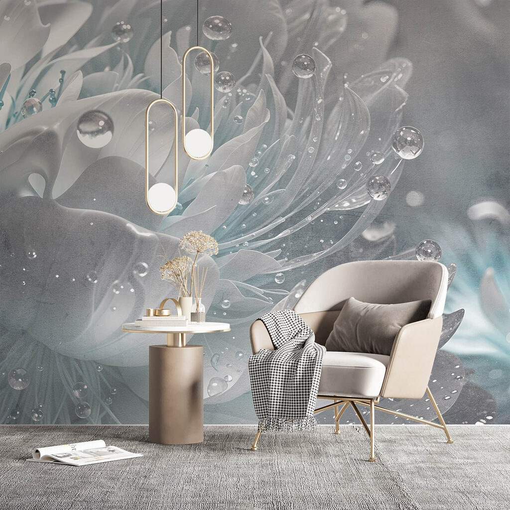 Flor brillante con gotas — interior 3