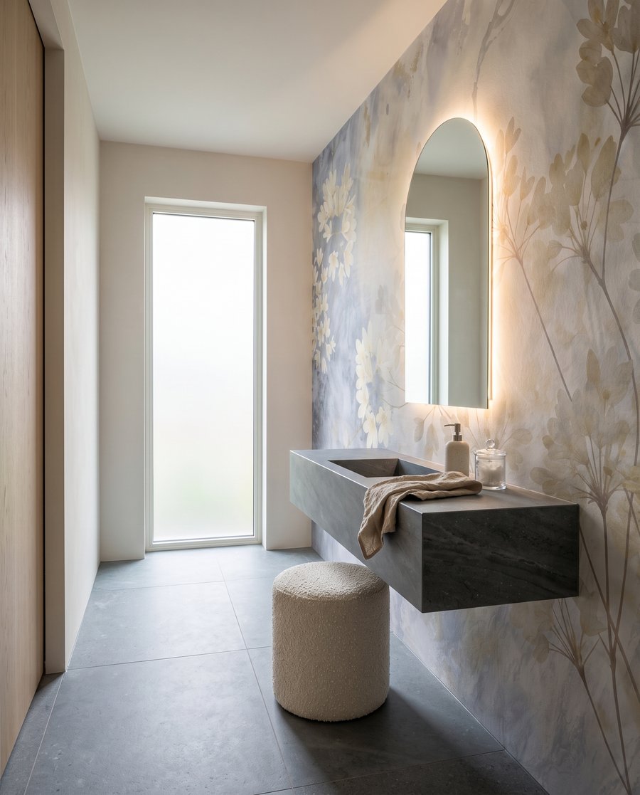 Ramas blancas en azul — interior 4