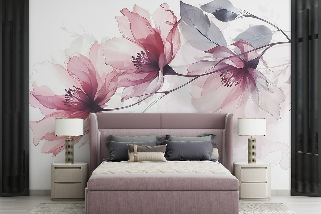 Ramas con flores rosas — interior 4