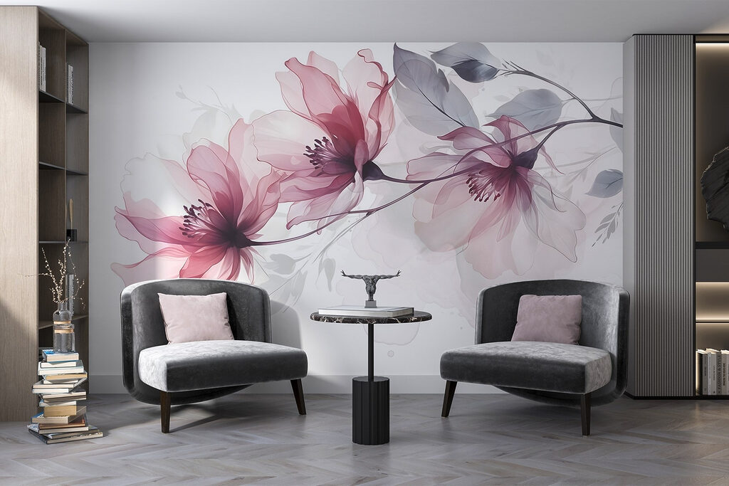 Ramas con flores rosas — interior 5