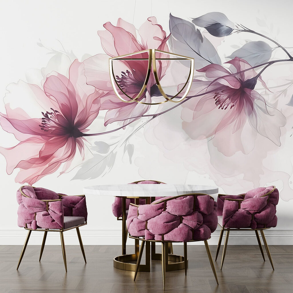 Ramas con flores rosas — interior 6