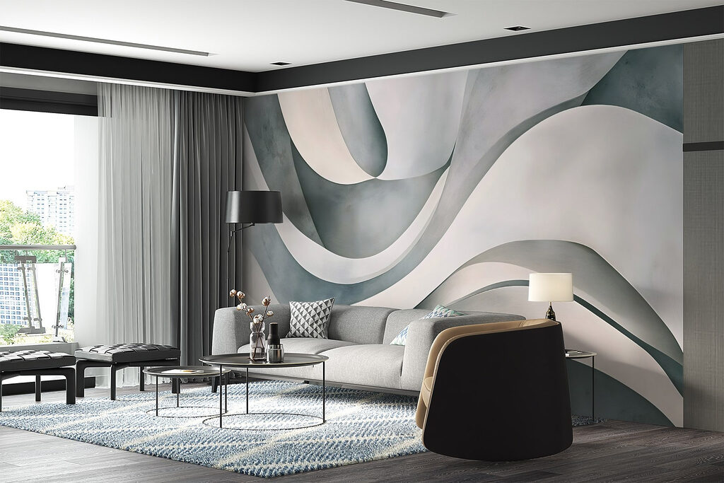 Cintas blancas curvadas — interior 5