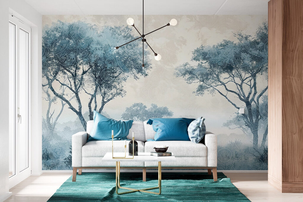 Árboles en un prado — interior 6