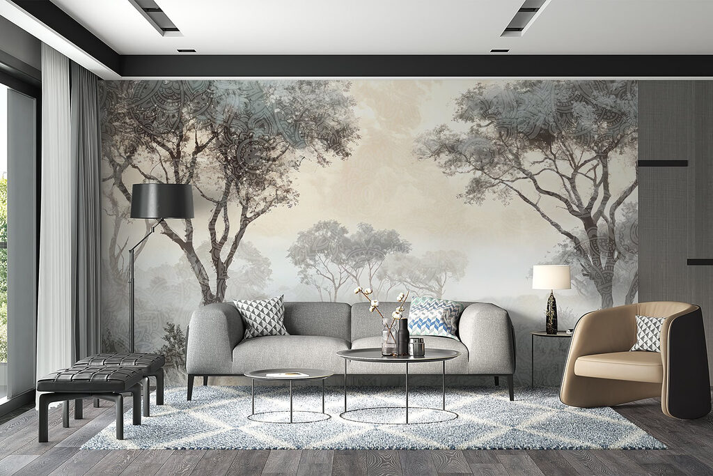 Árboles en un prado — interior 5