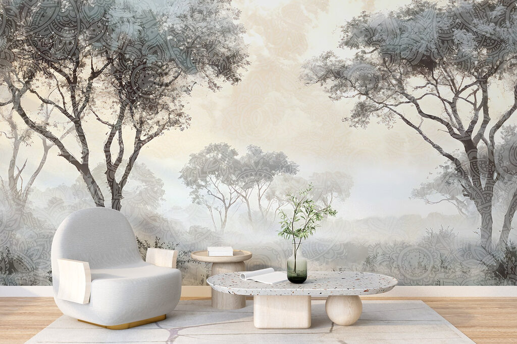 Árboles en un prado — interior 6