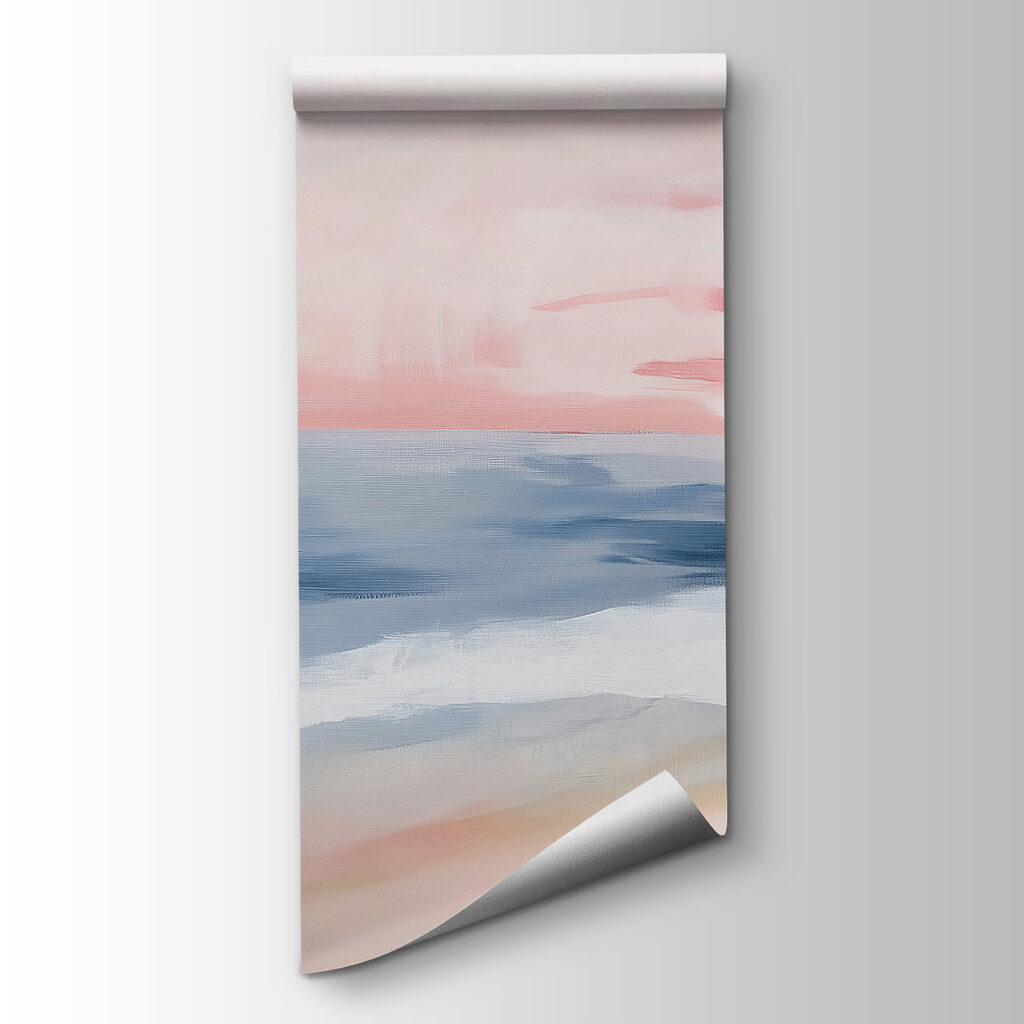 Cielo rosa sobre mar — vista del producto