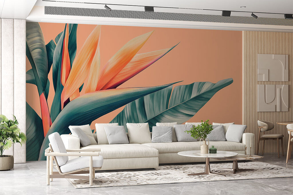 Ave del paraíso naranja — interior 3