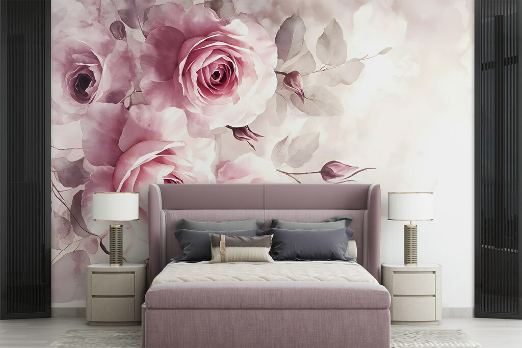 Rosas al borde izquierdo — interior 1
