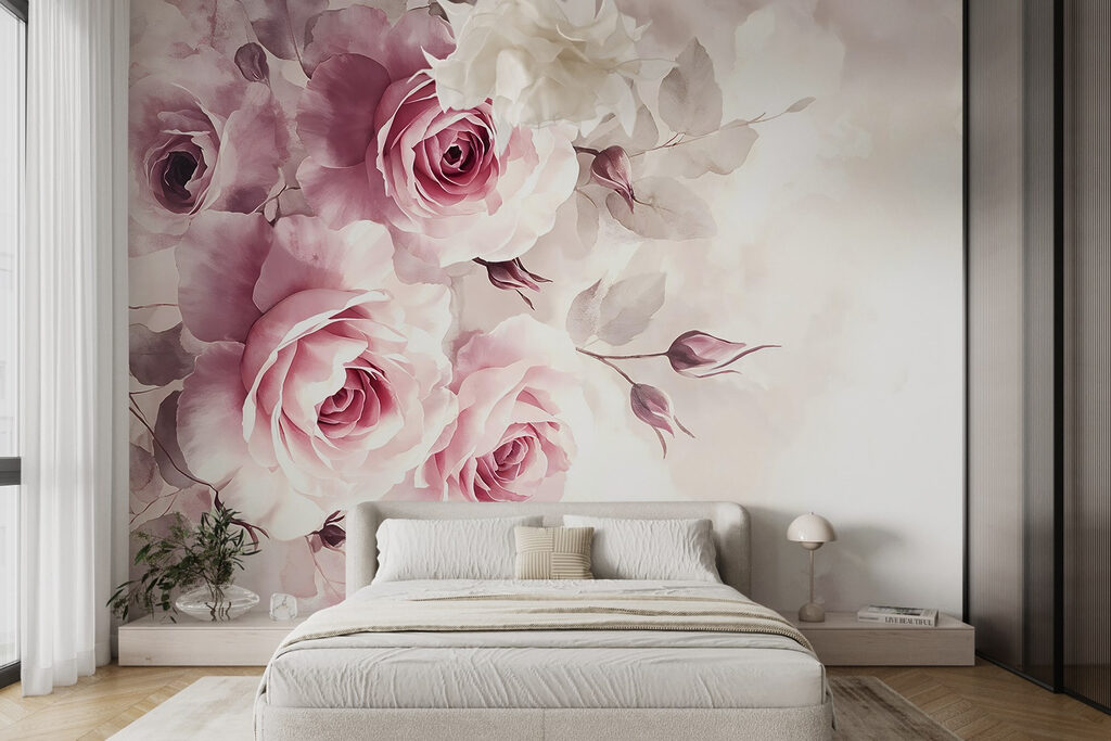 Rosas al borde izquierdo — interior 2