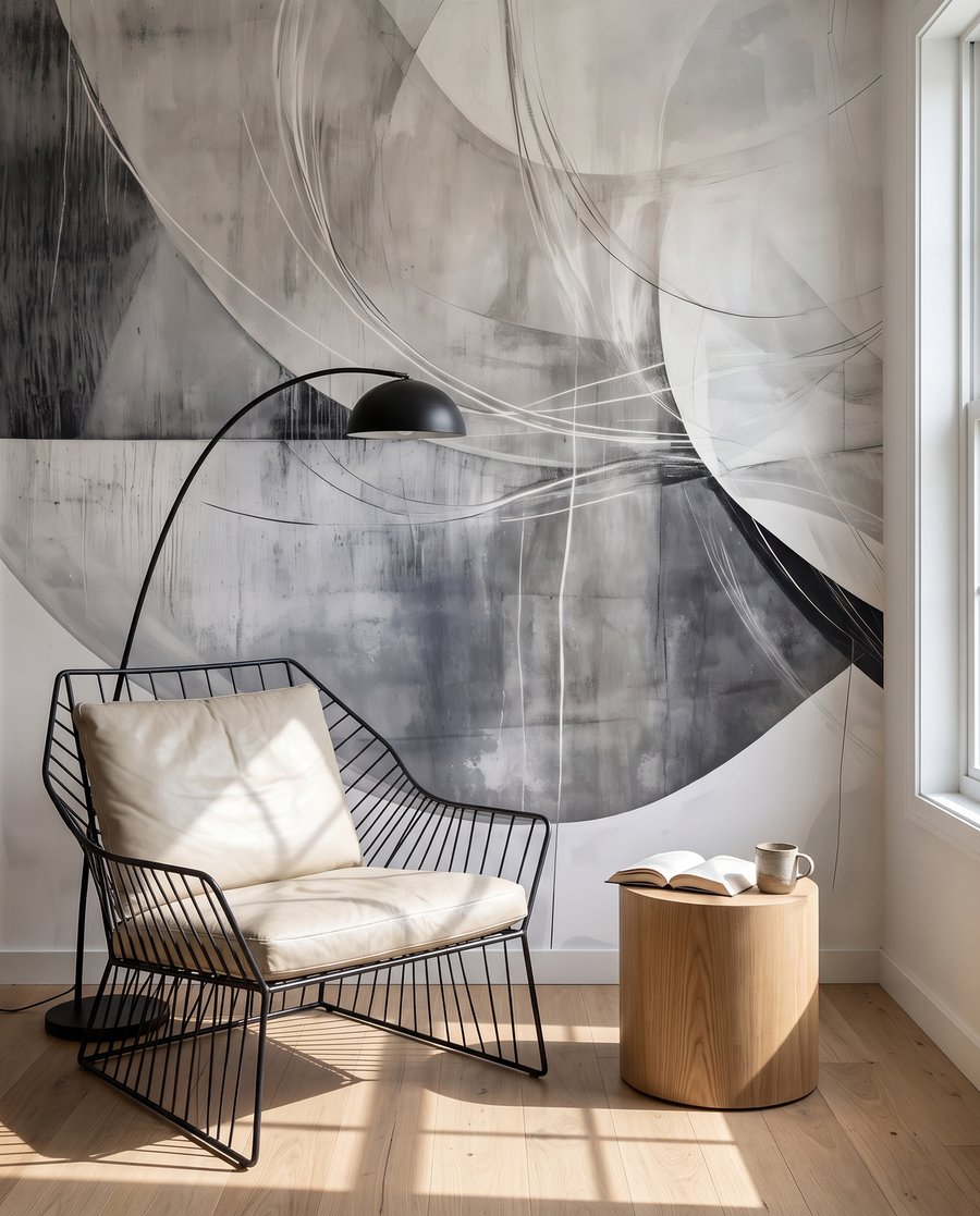Arcos sobre planos translúcidos — interior 3