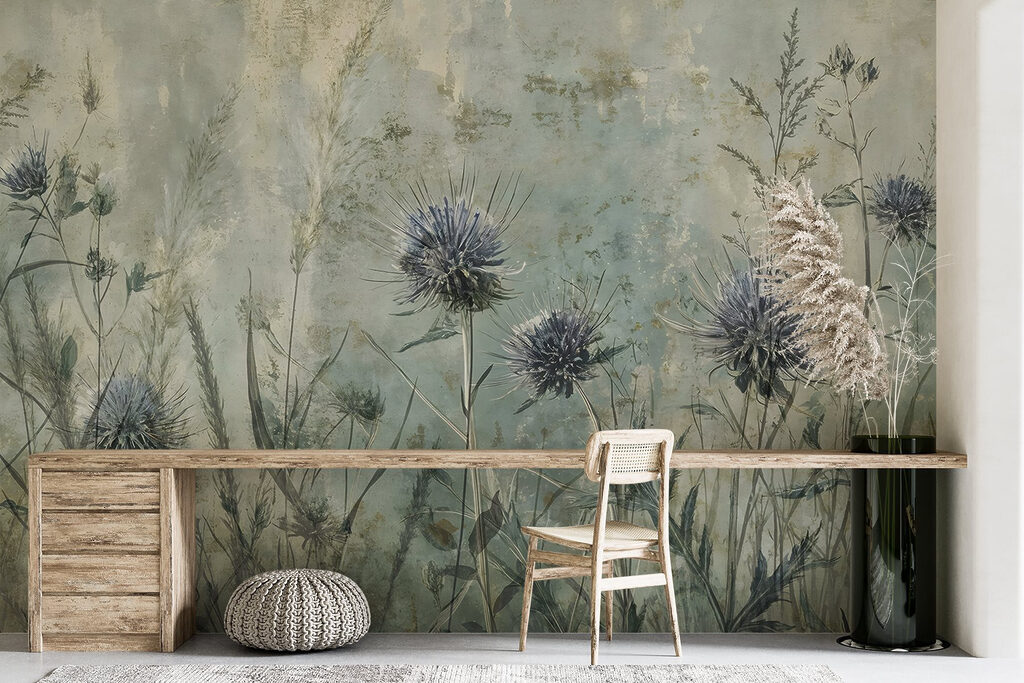 Cardos en prado verde — interior 6