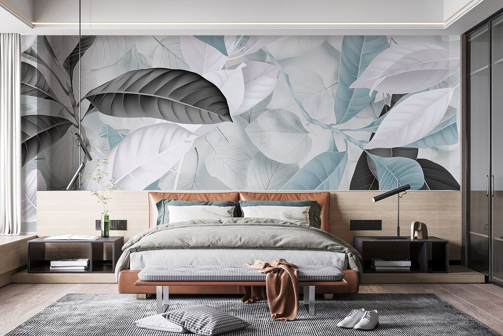 Hojas grandes superpuestas — interior 2