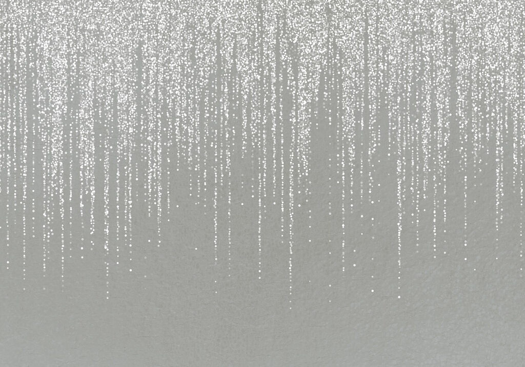 Lluvia de puntos claros — diseño completo