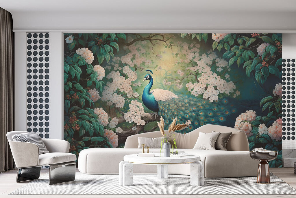 Pavo en un claro — interior 2