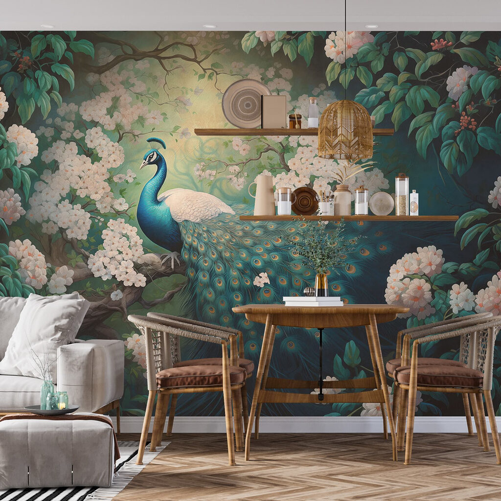 Pavo en un claro — interior 3