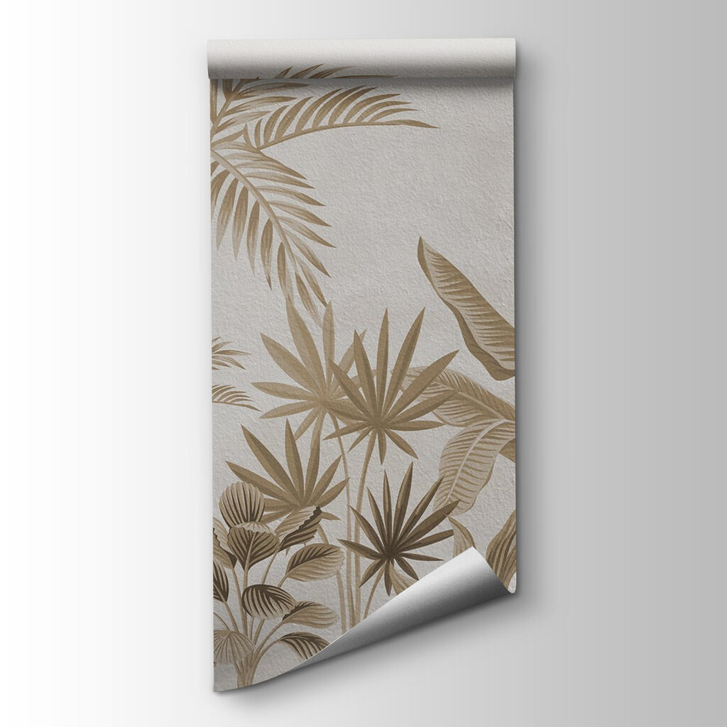 Jardín tropical con palmeras — vista del producto