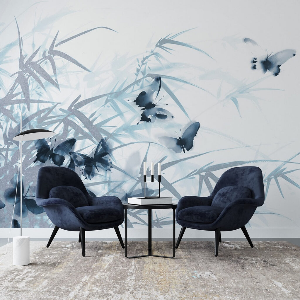 Mariposas entre bambú — interior 6