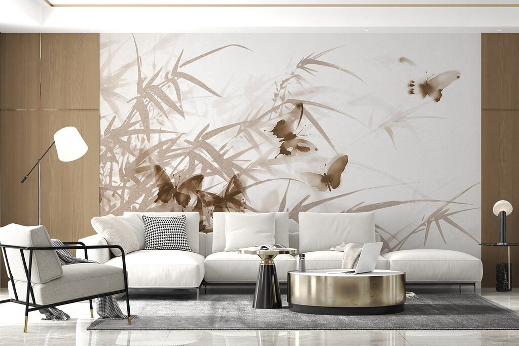 Mariposas entre bambú — interior 6
