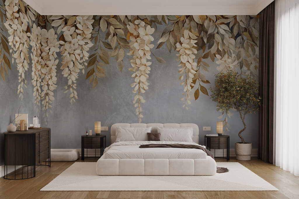 Flores colgantes blancas — interior 2