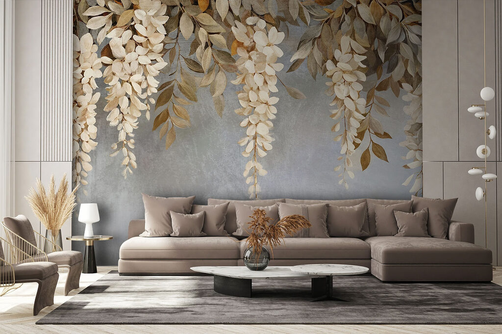 Flores colgantes blancas — interior 3