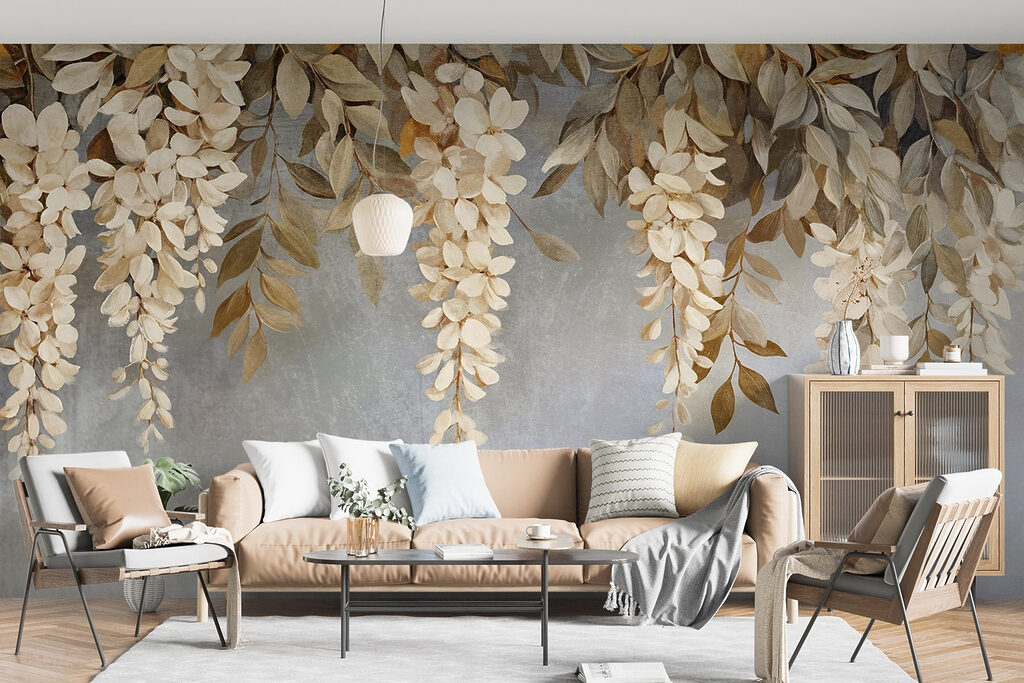 Flores colgantes blancas — interior 4