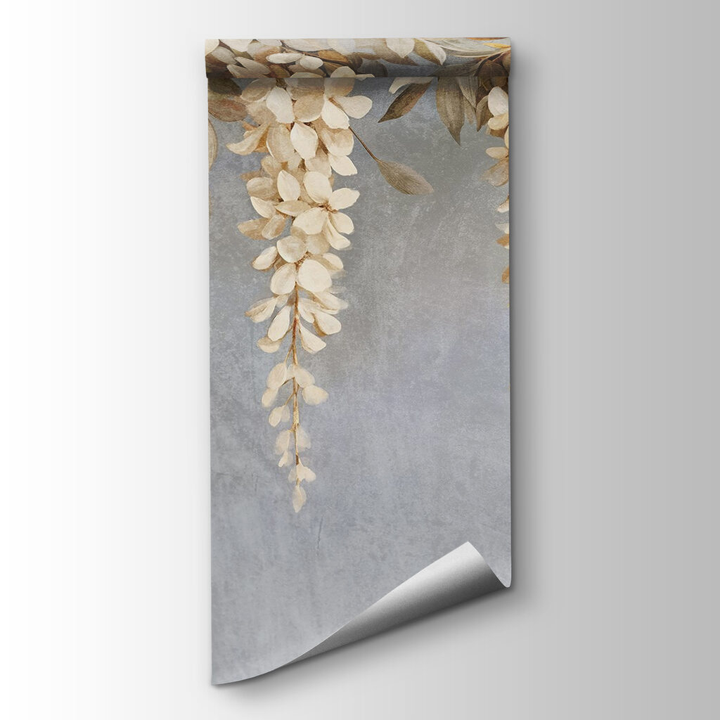 Flores colgantes blancas — vista del producto