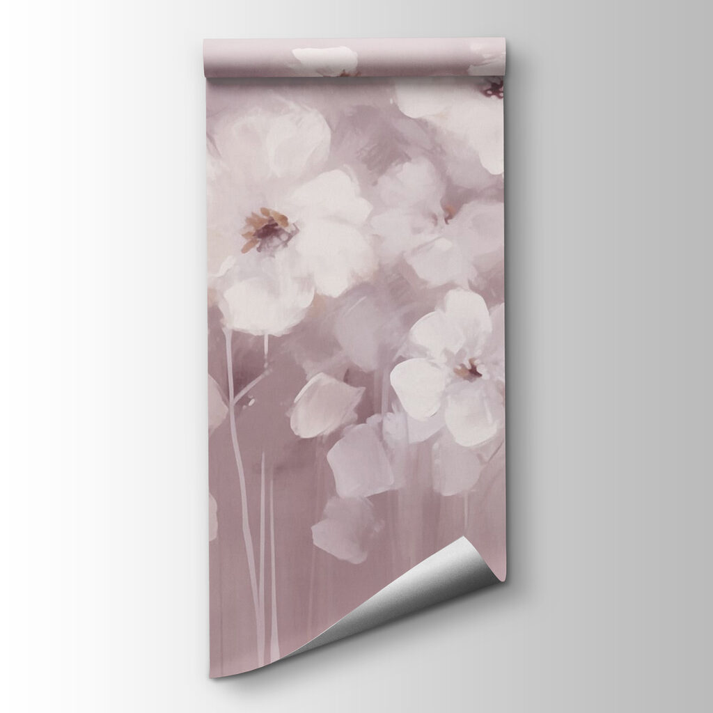 Flores suaves sobre beige — vista del producto