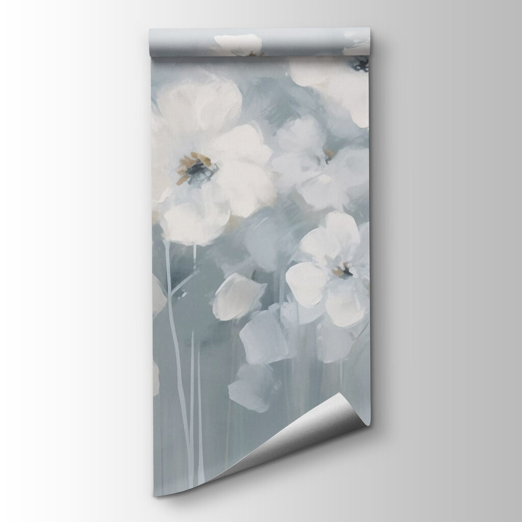 Flores suaves sobre beige — vista del producto