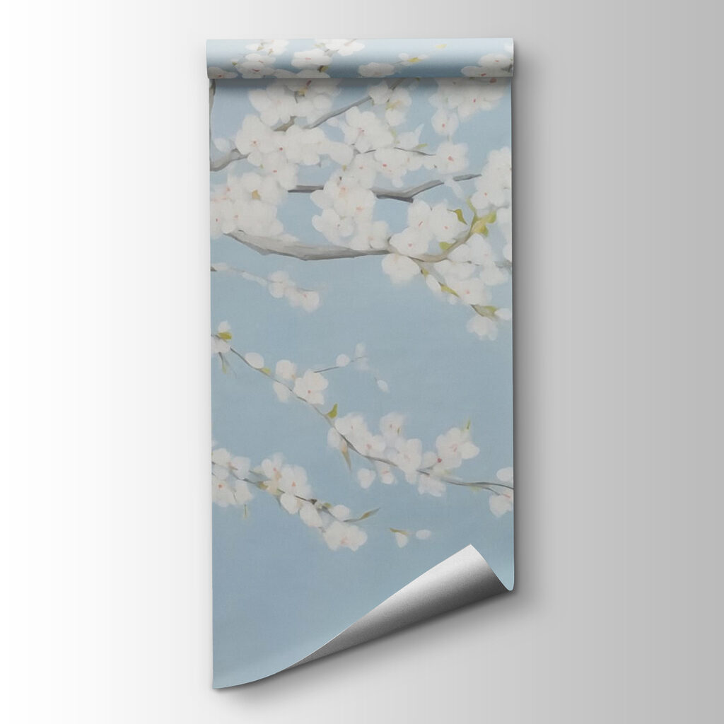 Rama con flores blancas — vista del producto