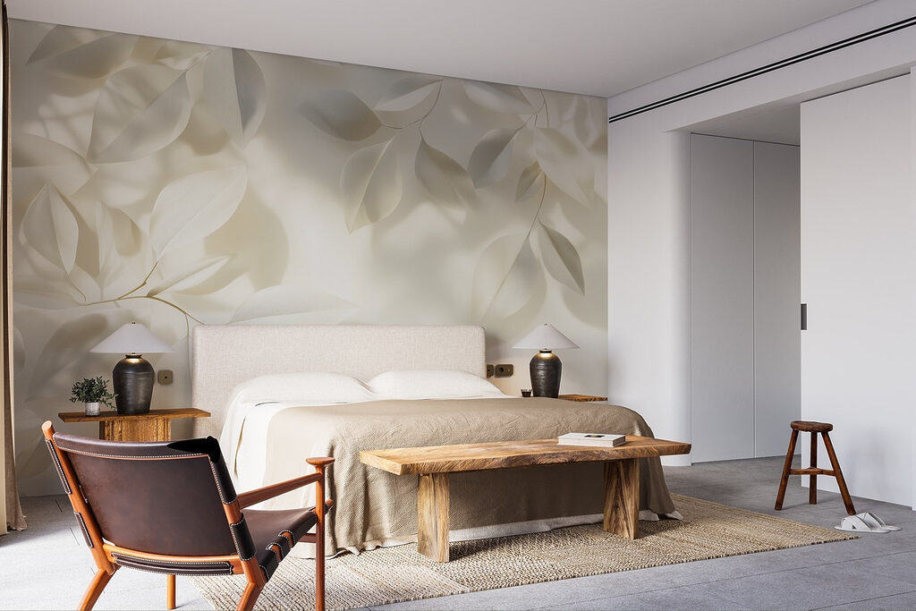 Hojas blancas con sombras — interior 4