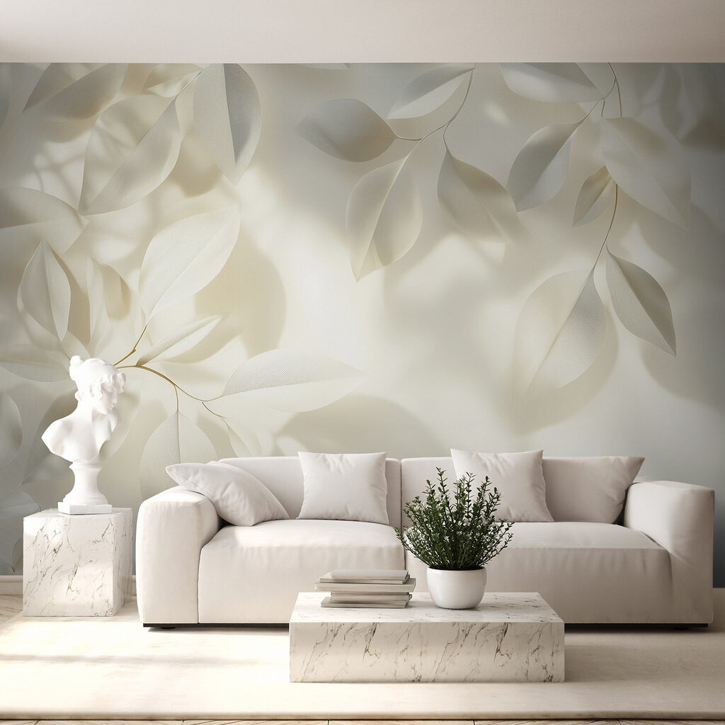 Hojas blancas con sombras — interior 5