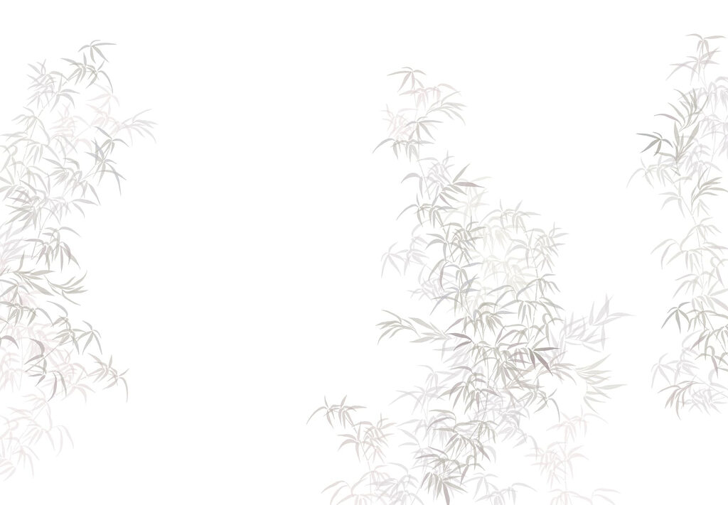 Ramas finas de bambú — diseño completo