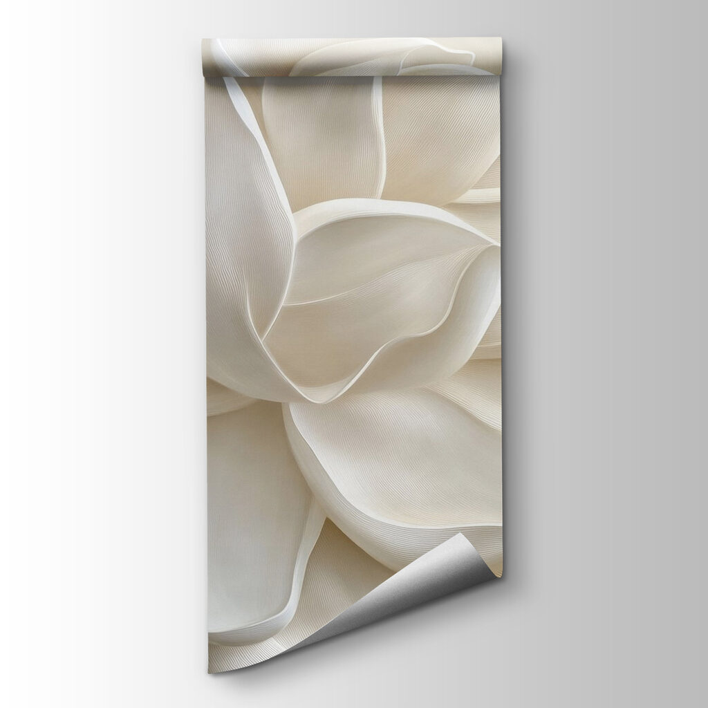 Flor blanca escultural — vista del producto