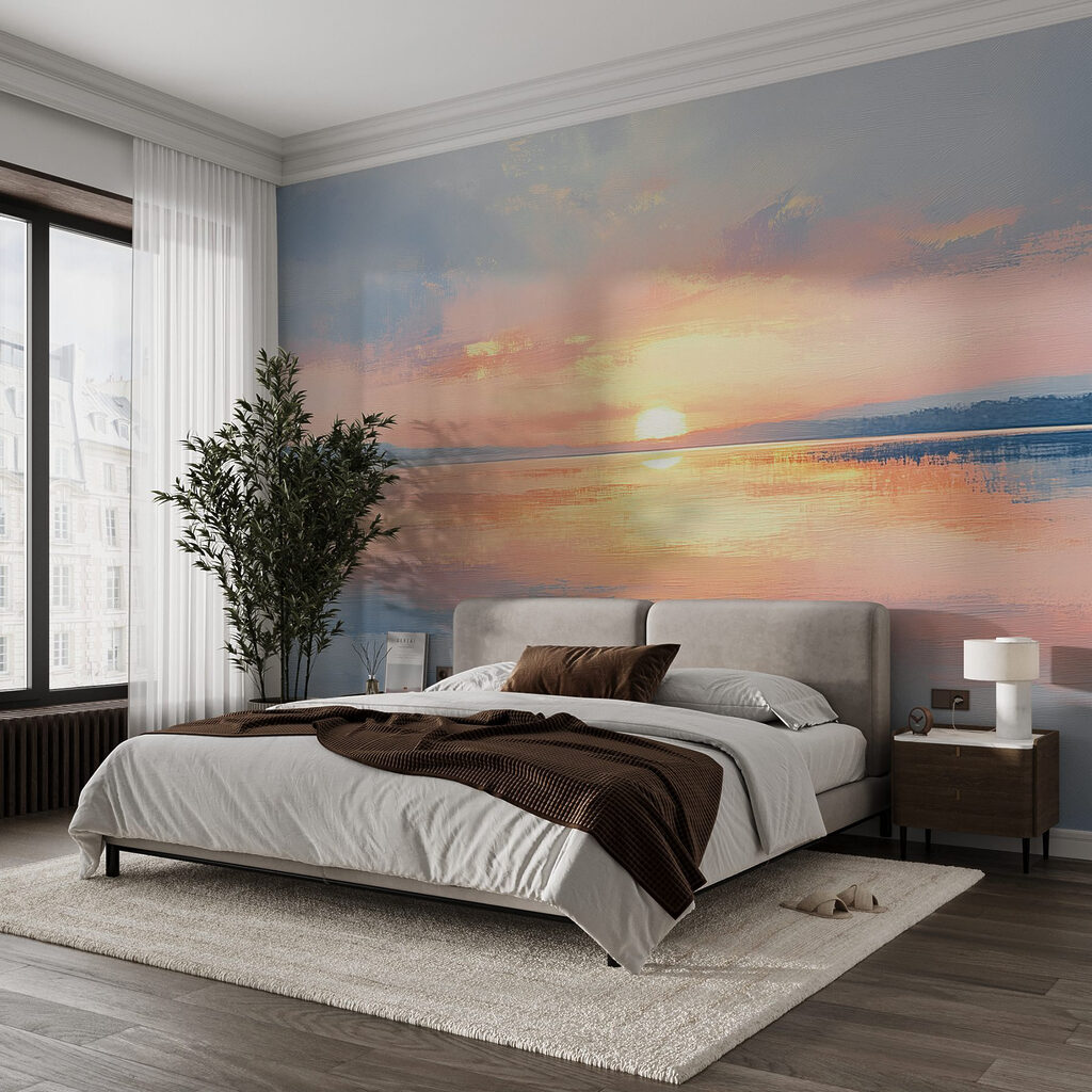 Atardecer sobre el lago — interior 1