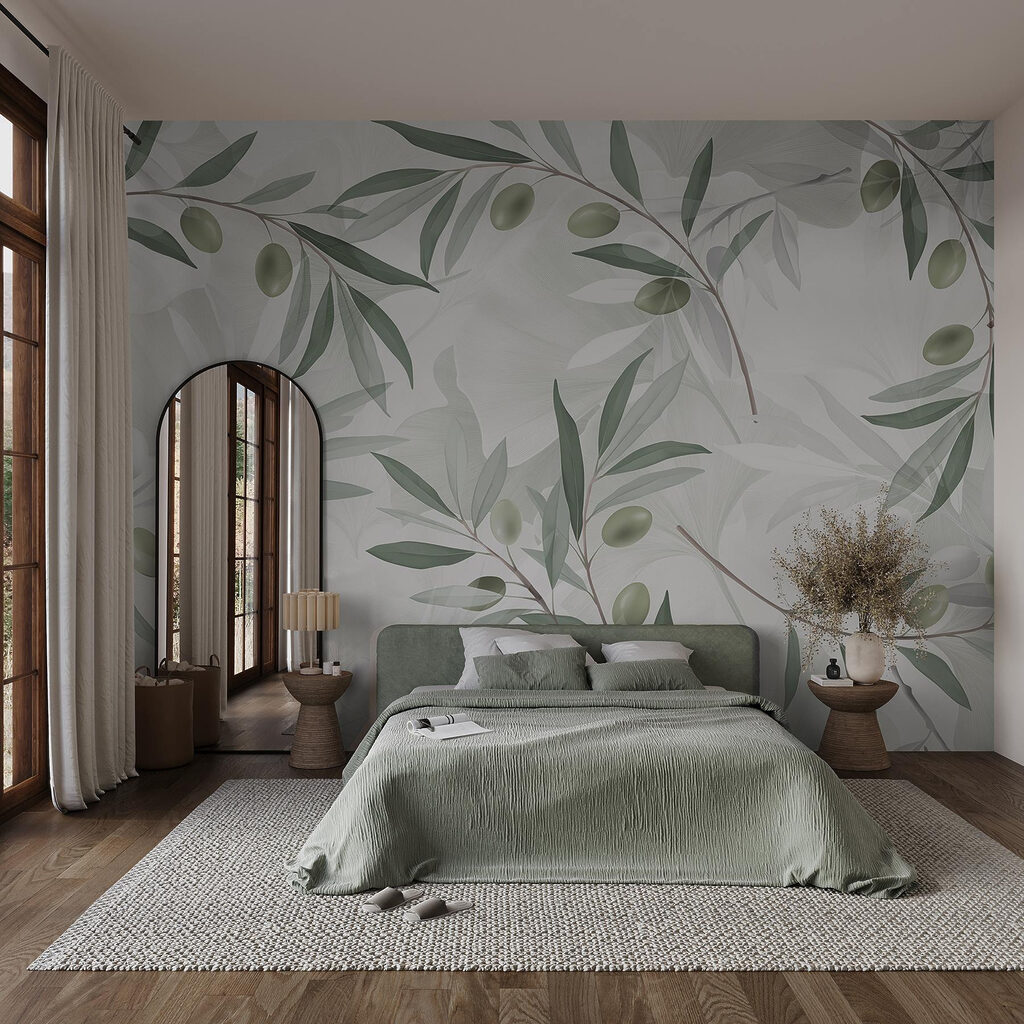 Ramas de olivo estampadas — interior 3