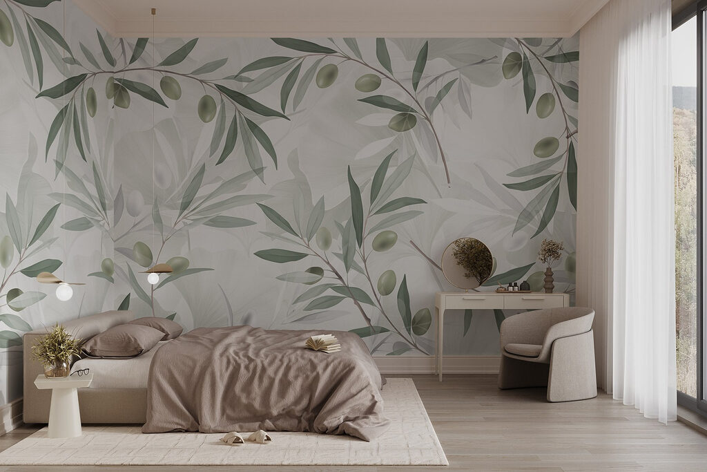 Ramas de olivo estampadas — interior 4