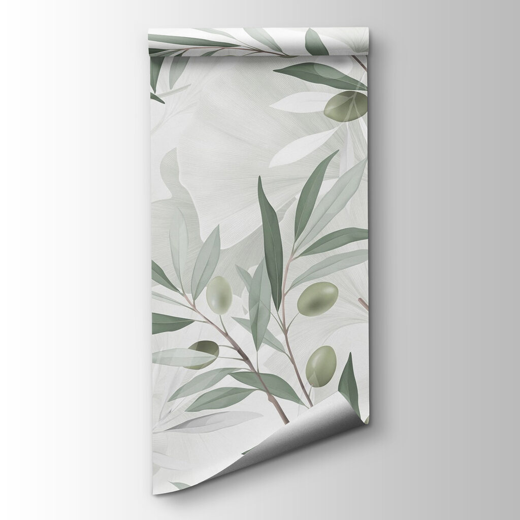 Ramas de olivo estampadas — vista del producto