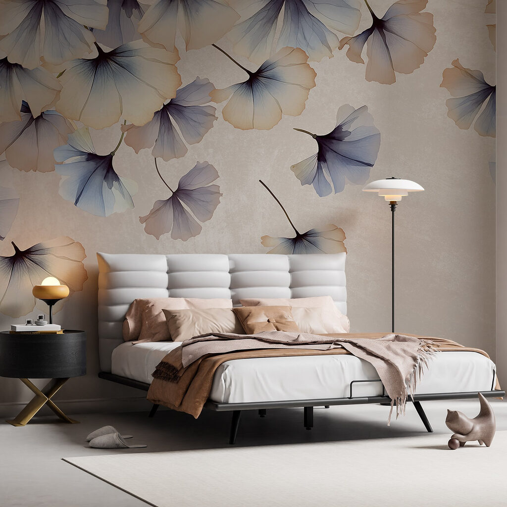 Hojas de ginkgo azules — interior 1