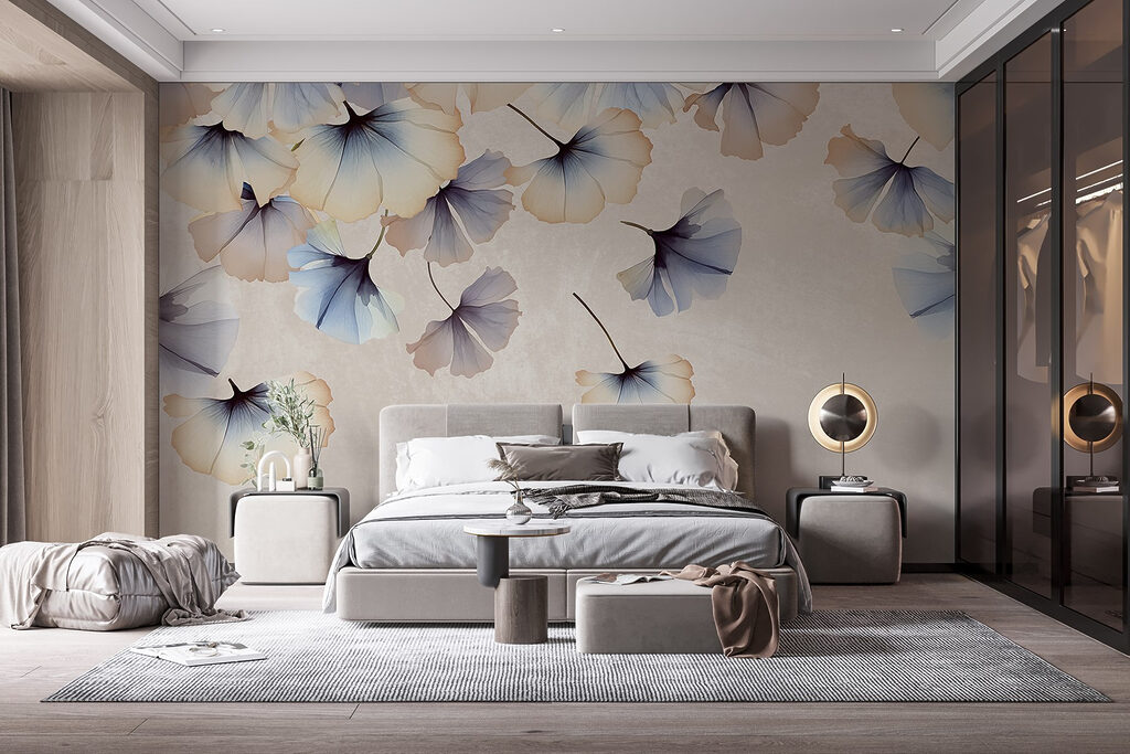 Hojas de ginkgo azules — interior 2