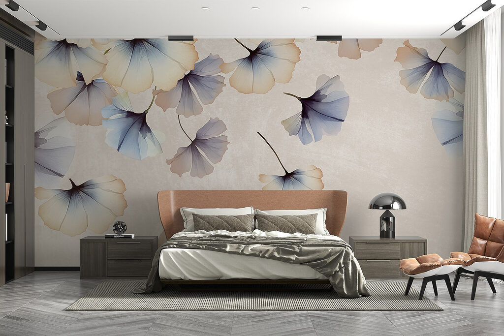 Hojas de ginkgo azules — interior 3