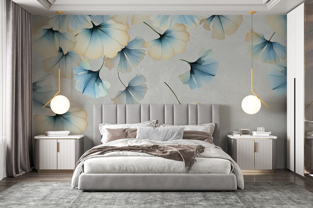 Hojas de ginkgo azules — interior 2