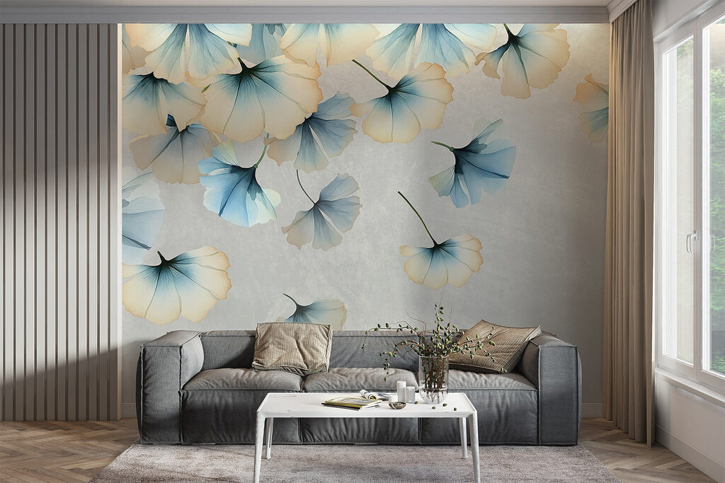 Hojas de ginkgo azules — interior 3