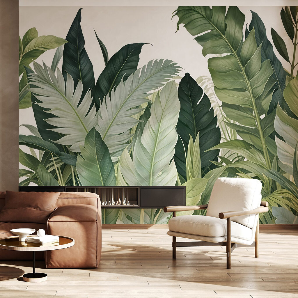 Hojas verdes desde abajo — interior 6